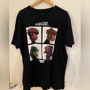 Gorillaz Unisex Demon Days Shirt Size XL 23” armpit 30” length